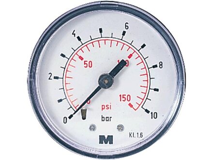 Manometer housing Ø 63 mm MT-63-0 / 6BP-G1 / 4a-A-RF-S