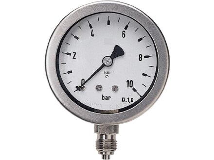 Manometer housing Ø 63 mm MT-63-1 / 0B-G1 / 4a-R-RF-C