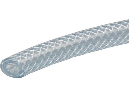 PVC-Gewebe-Schlauch SR1-PC-8/4-TP-50 / Länge 1 Meter - Schlauch aus Weich-PVC mit Lebensmittelzulassung, dreischichtig