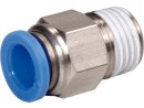 Male Connector, hose 10mm, thread R1 / 8a, STVS-QCK-R1 /...