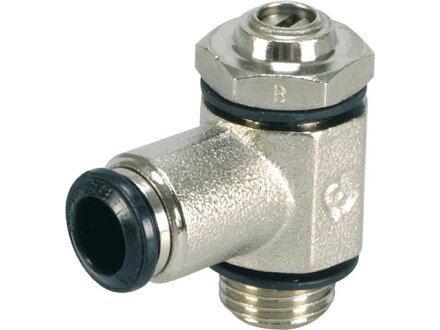 Supply air-flow control valve DRVZ-HSAQ-G3 / 8a-10-MSV-NBR-SS-MA-10