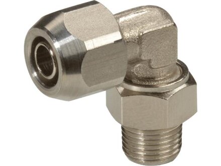 Conector rápido acodado SVS-MGCK-R1 / 4a-8 / 6-1.4401-SBR