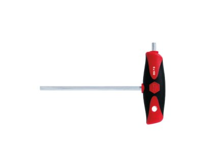 Stiftschlüssel mit Quergriff ComfortGrip Sechskant mit Seitenabtrieb mattverchromt - 334DS ComfortGrip 4,0 x 150 mm