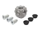 Cube Connector 3D 20 B-type groove 6 incl. Mounting kit...