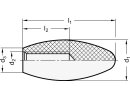 Maniglia slip-on diametro 23mm, M6