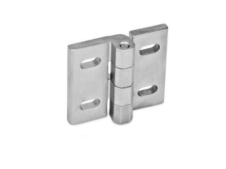 Hinges stainless steel, adjustable GN235-NI-60-55-B-GS