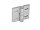 Hinges stainless steel, adjustable GN235-NI-60-55-B-GS
