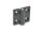 Die-cast zinc hinges with adjustable friction GN437-ZD-50-50-A-SW