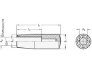 ELESA bouton-cylindre pour fouetter, diamètre 28 mm, B15
