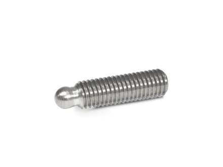 Stainless steel setscrews with ball studs, for thrust pads GN 631 / GN 631.5 GN632.5-M6-50