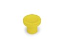 ELESA-knurled knob, yellow, diameter 21mm, M5