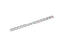 Plastic scale 1000mm long, numeric level, zero point left