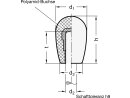 ELESA schakelknop voor opening, diameter 26 mm, B10