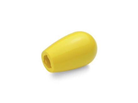 ELESA-switch button, yellow, 20mm diameter, M8 thread