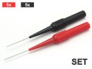 Probes super fine, 10 pieces in a set (5 x 5 x red and...