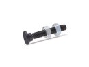 Pressure screws with movable plastic pressure piece...