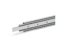 Pair of telescopic rails with full extension, loadable up...