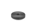 Flat knurled nut, exemplary selectable