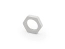 Hexagonal nut M12 x 1.5 mm light gray RAL 7035