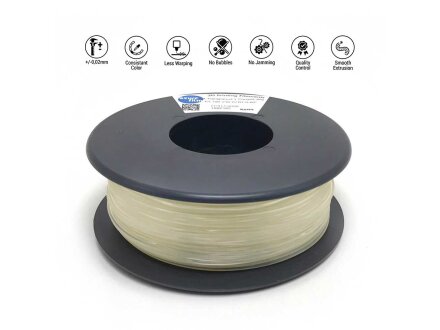 FLEXIBLE-85A filament 1,75 mm / 0,3 kg - TRANSPARANT