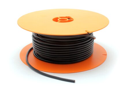 Cable LiFY, negro, 1.5qmm, anillo, longitud 2 metros