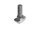 T-head screw, M6x60, slot 8, web height 1.5mm, galvanized steel