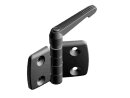 Combination hinge with clamping lever 25.25, plastic, not detachable, groove 8, dimension A1/A2 15.0mm