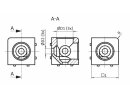 Set di connettori a cubo 30, 3D, slot 8, per 3 profili, alluminio pressofuso, cieco, 3 tappi di copertura, PA, nero, con 3 viti autofilettanti S8x25, cava esagonale, AF5, perno 2mm, acciaio, zincato