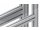 Plaatverbinderset, 40x80, bestaande uit: 1x plaatverbinder, 2x zelfvormende schroef S8x25, 2x glijblok Nut8, M8, 4x schroef M8x25, met binnenzeskant, staal, verzinkt