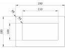 Finestra da pavimento 1/3 A4 verticale blu RAL 5017 | VPA 10 pezzi