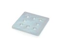 Verbinderplatte I-Typ Nut 8, 80x80mm, Stahl 4mm...