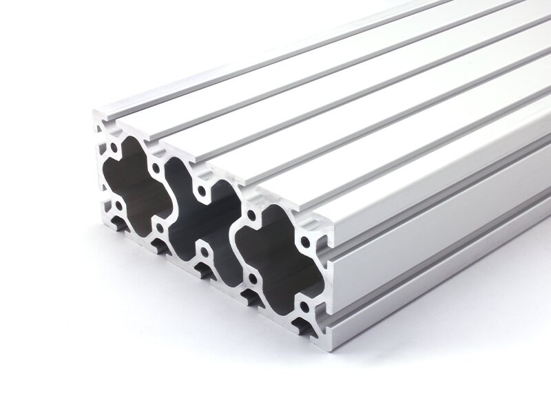 Profilé aluminium 40x40 fente 8 mm