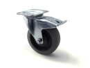 Swivel castor with brake 125 mm Thermoplastic rubber...