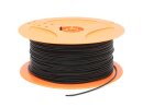 Kabel H05V-K, zwart, 0,75 mm, ring, lengte naar keuze