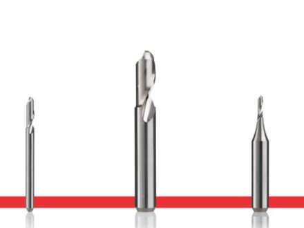 Einzahnfräser mit  Stirnradius - Modell wählbar