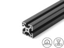 Aluminiumprofiel zwart 30x30L I-Type Groef 6, 0,94kg/m,...