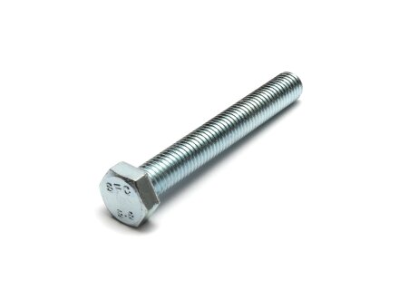 DIN 933 Hex head screw with thread to head, 8.8, zinc plated M8X70