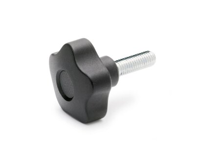 Star knob screws Steel GN5337.2-40-M8-50