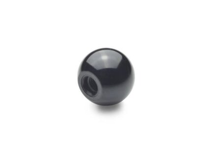 Ball knobs plastic - stainless steel - steel aluminum - plastic with brass bushing