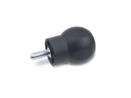 Softline ball handle, black-grey, design selectable - NEW