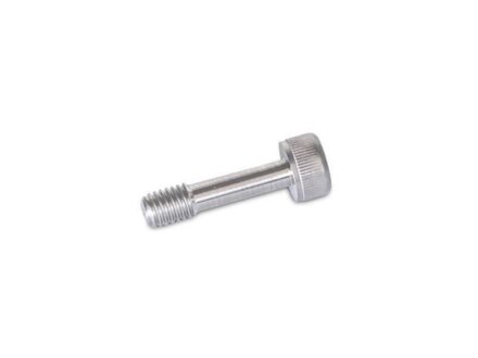 Stainless steel cylinder screws with a thin shank to prevent loss
