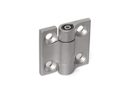 HINGE, WITH ADJUSTABLE FRICTION, SILVER - NEW