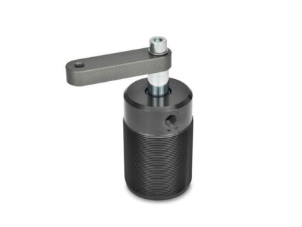 Swing clamp with screw-in thread