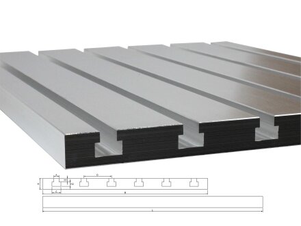 T-slot plate 2020