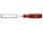 Chisel with red plastic handle - 2 mm