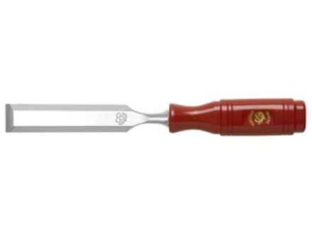 Chisel with red plastic handle - 6 mm