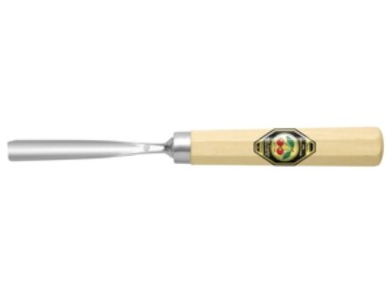 Chip carving chisel with hornbeam handle - 8 mm (Article no. 3206008)
