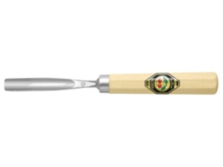 Chip carving chisel with hornbeam handle - 6 mm (Article no. 3217006)