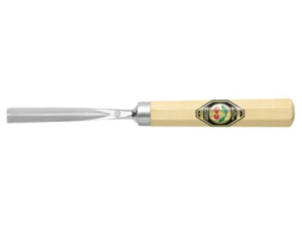 Chip carving chisel with hornbeam handle - 6 mm (Article no. 3239006)