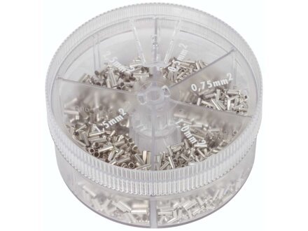 Assortment box ferrules 0.50- 2.5mm²